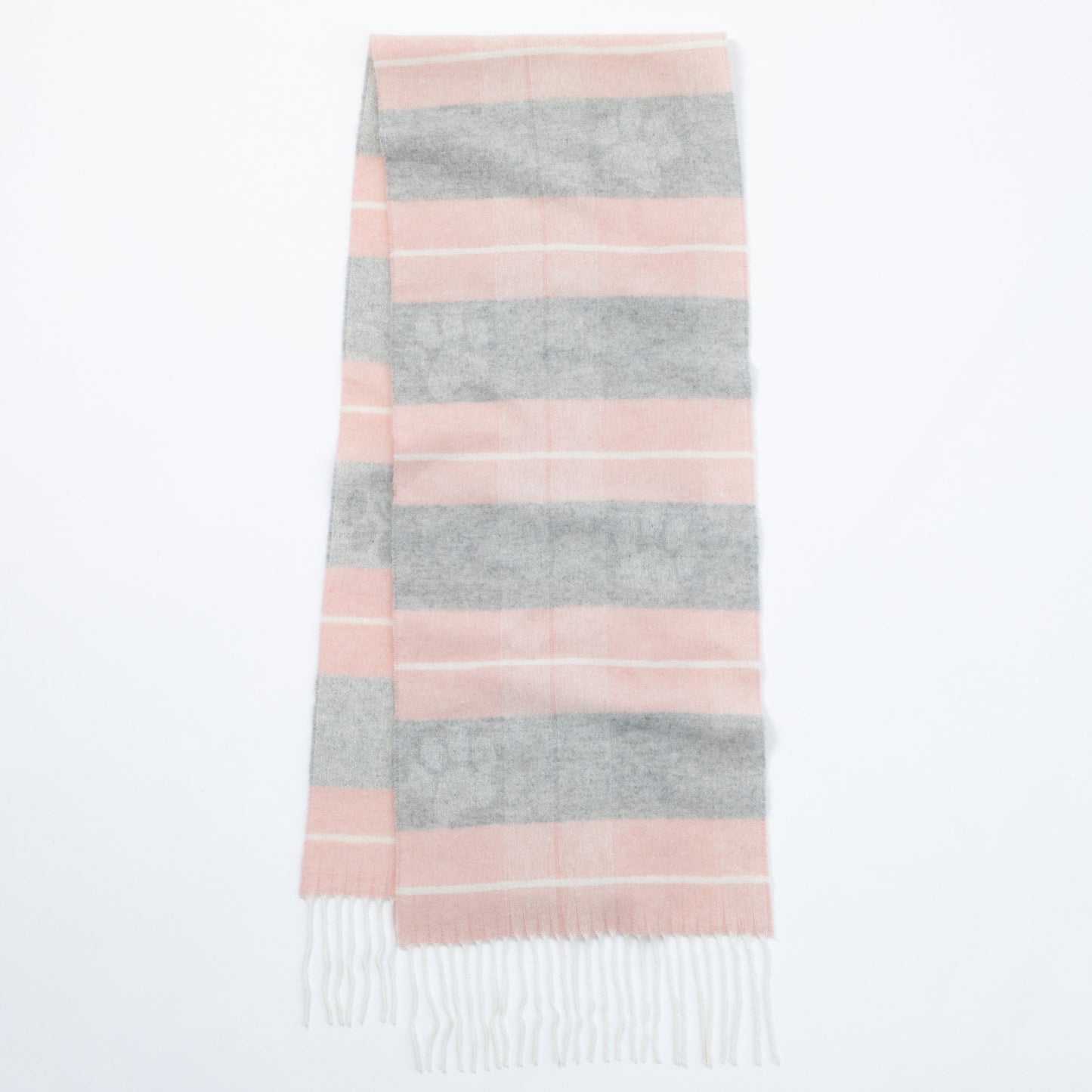 Paw Plaid Merino Wool & Cashmere Scarf