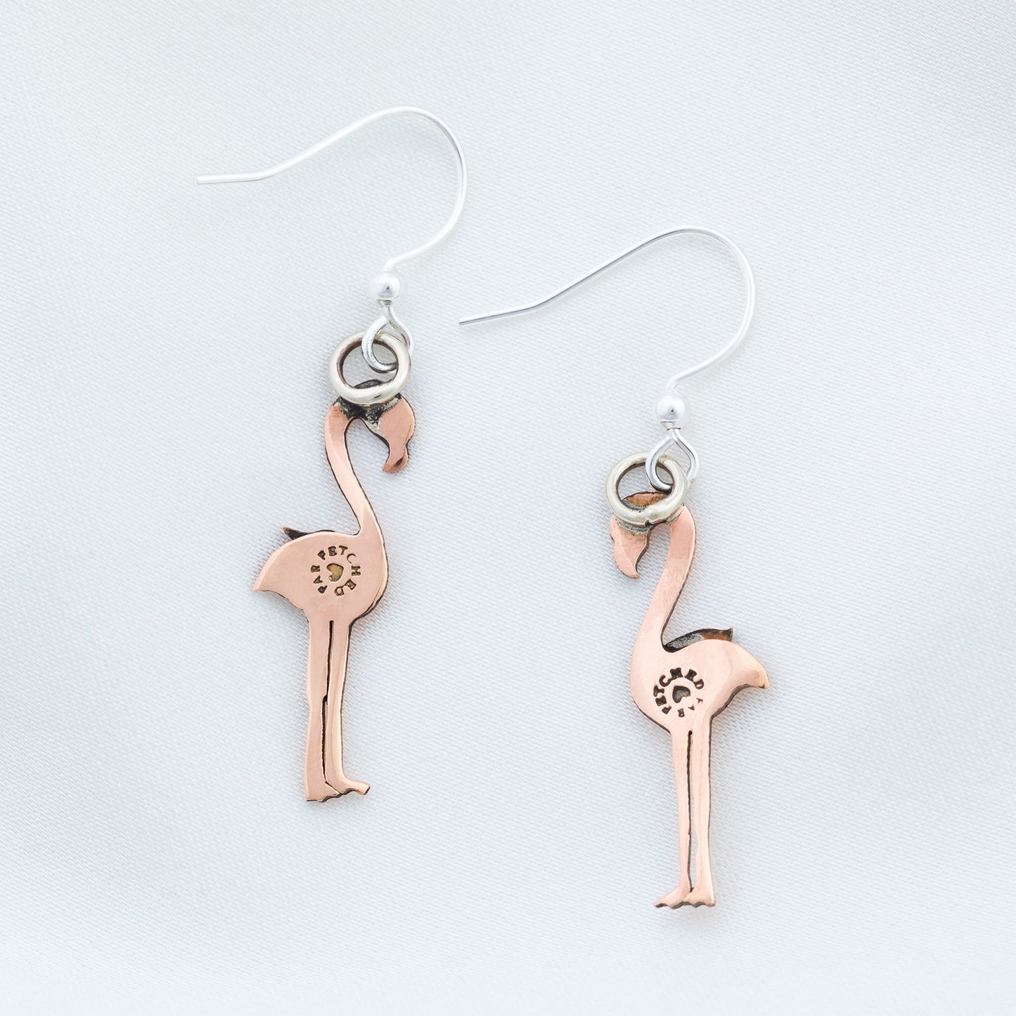 Pretty Long Legs Flamingo Earrings