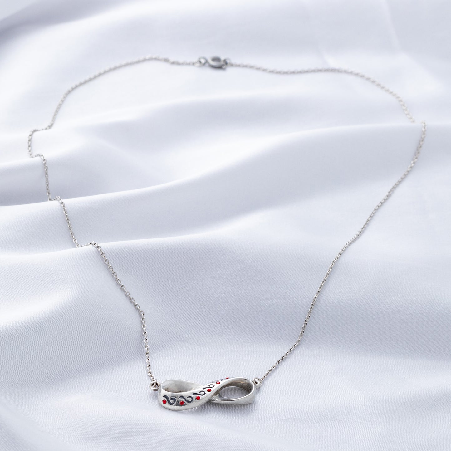 Diabetes Awareness Infinity Necklace