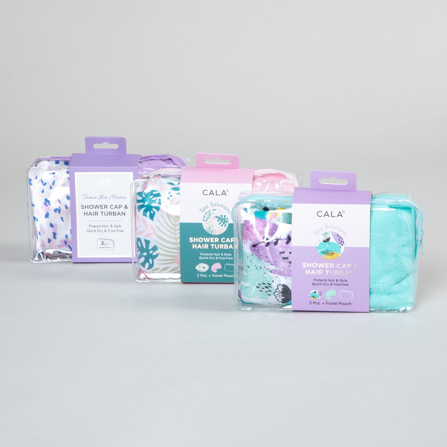 Cala® Shower Cap & Hair Turban Set