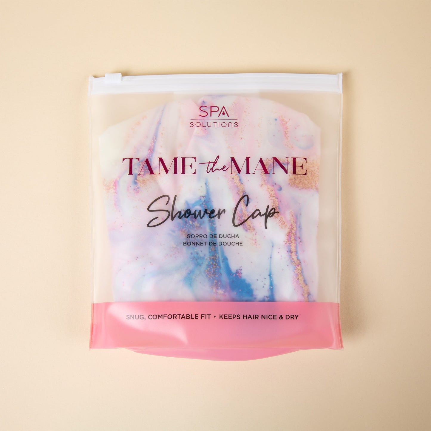 Cala® Marble Rainbow Shower Cap