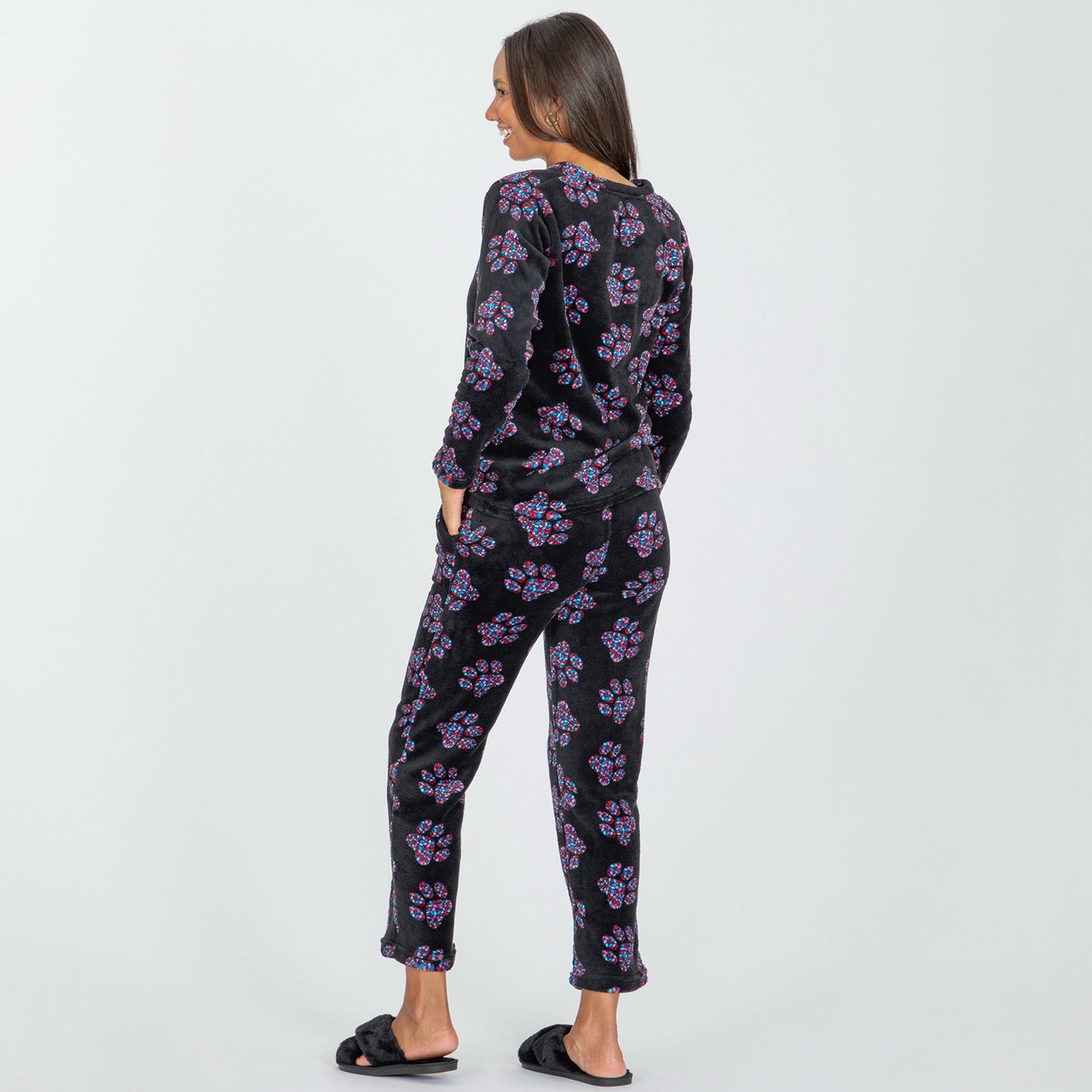 Super Cozy™ Paw Print Pajama Set