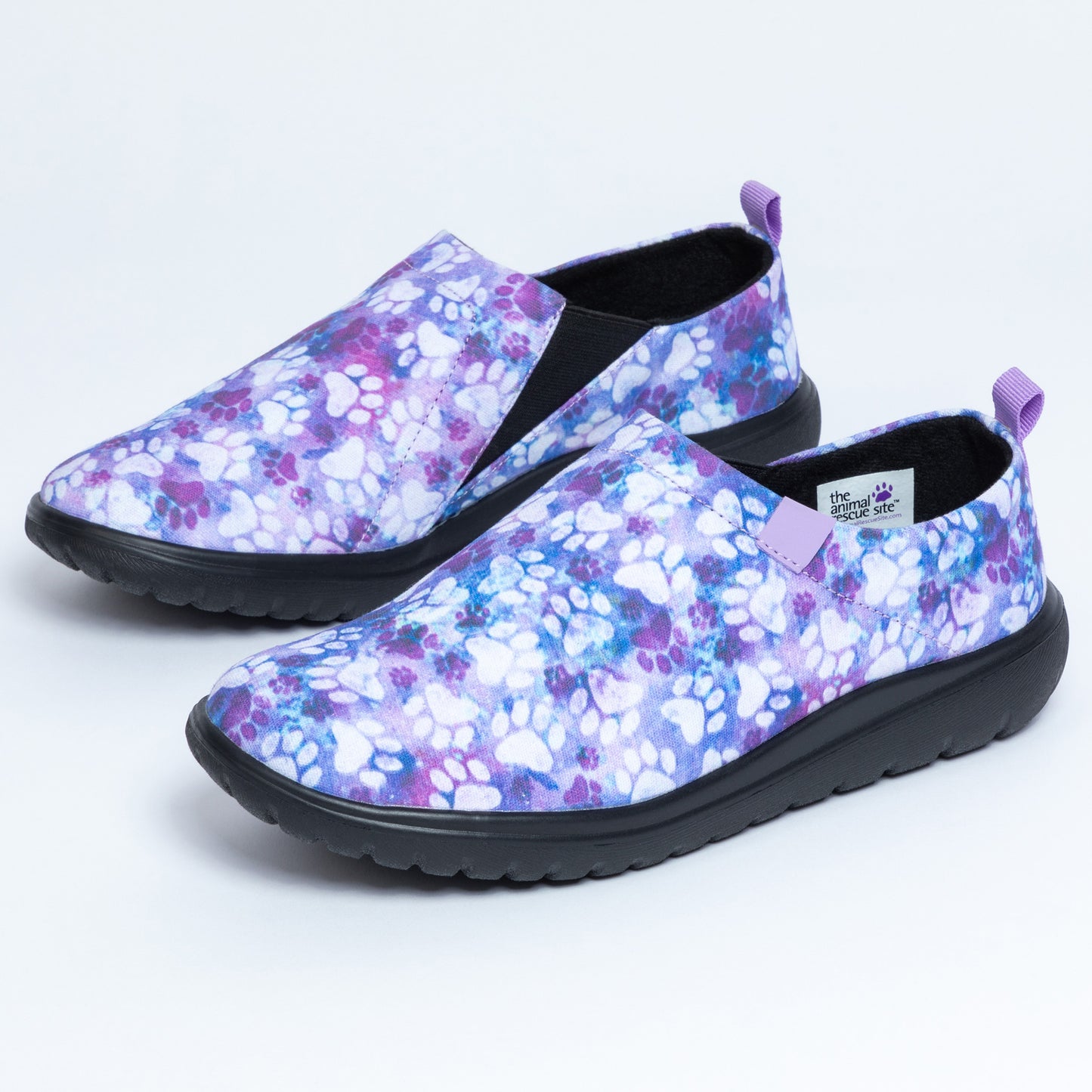 Lightweight Comfort Paw Print Slip-On Canvas Shoes