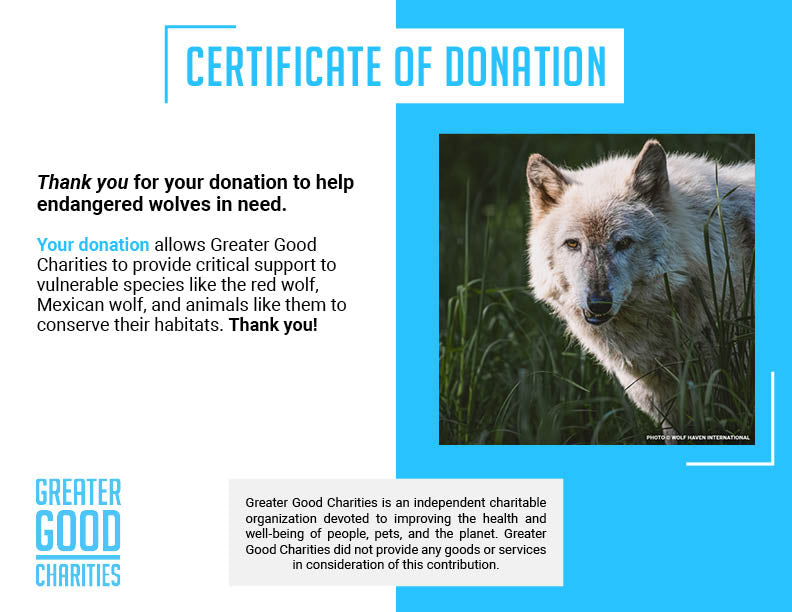 Help Save Endangered Wolves
