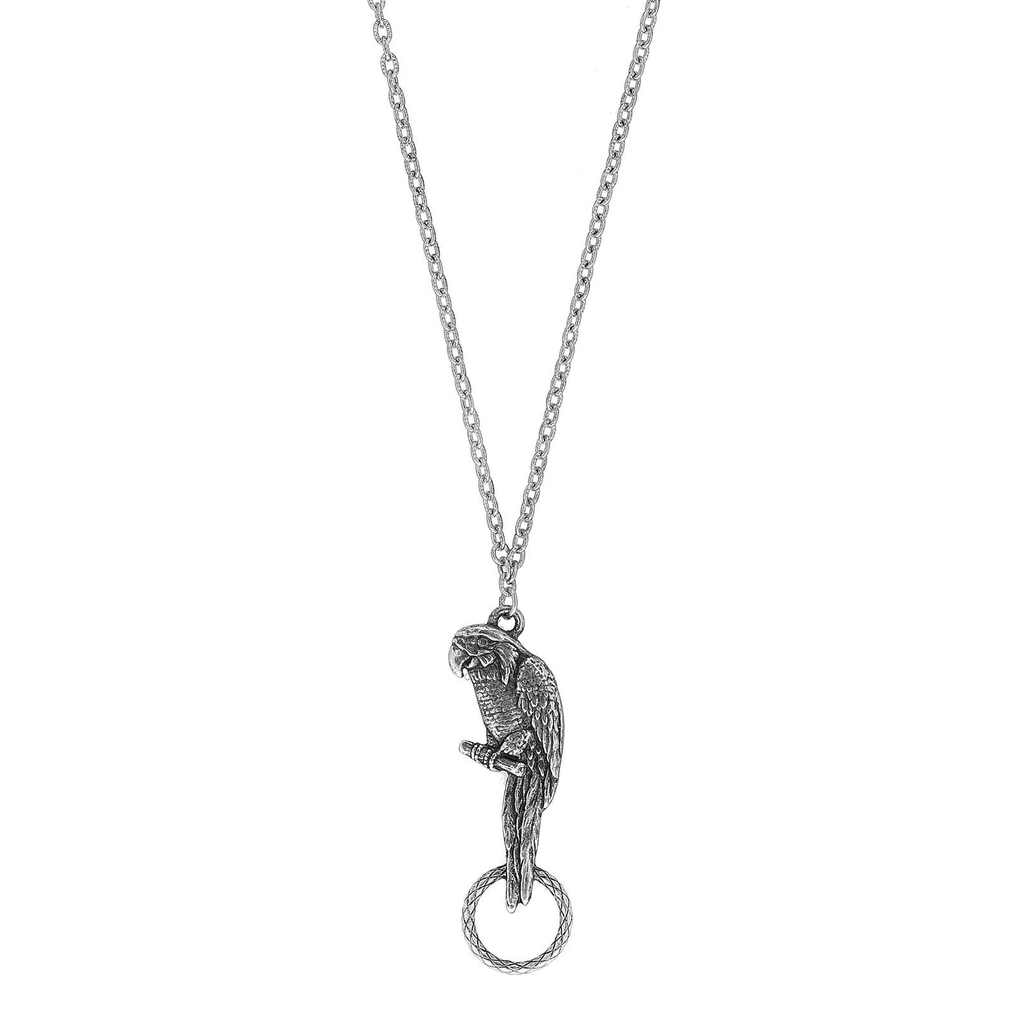 1928 Jewelry® Pewter Parrot Eyeglass Holder 28"