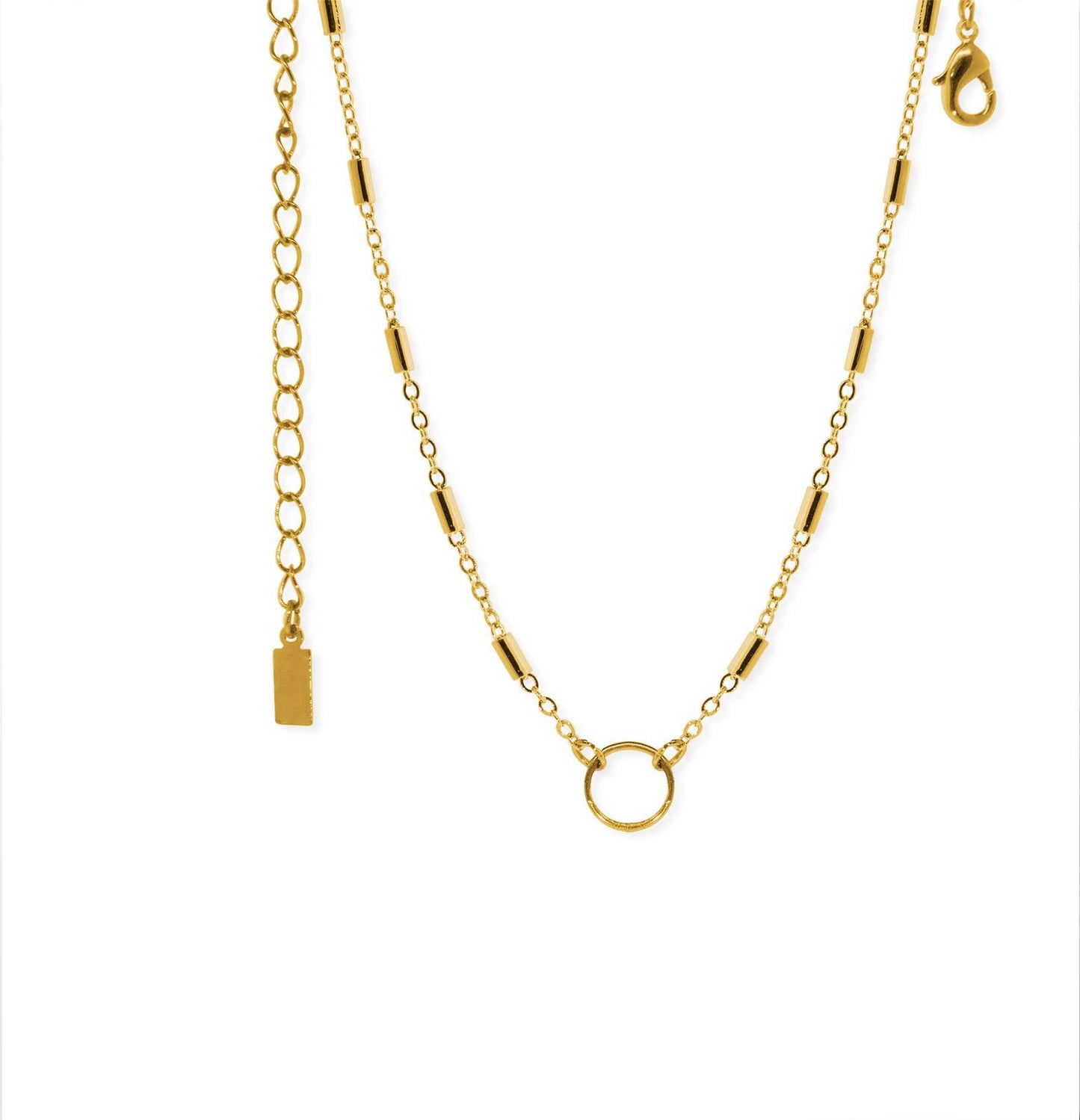1928 Jewelry® Gold Tone Necklace Charm Holder 16" Adj.