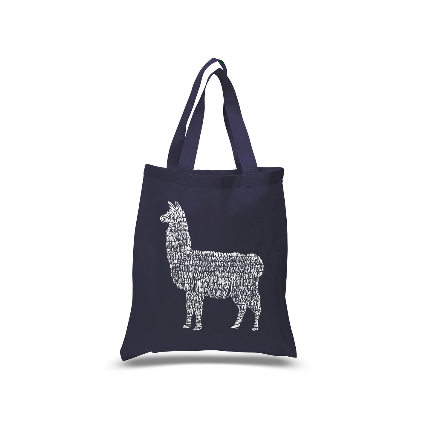 Llama Mama - Small Word Art Tote Bag