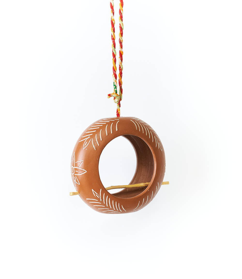 Vasanta Terracotta Bird House