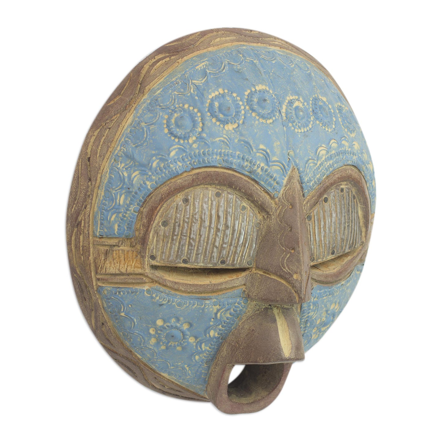 New Love Ghanaian Wood Mask from Africa