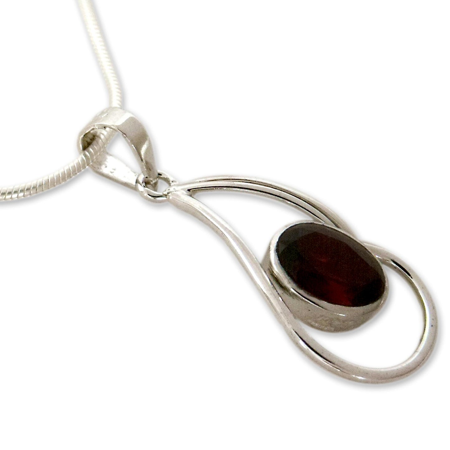 Forever Scarlet Garnet Necklace