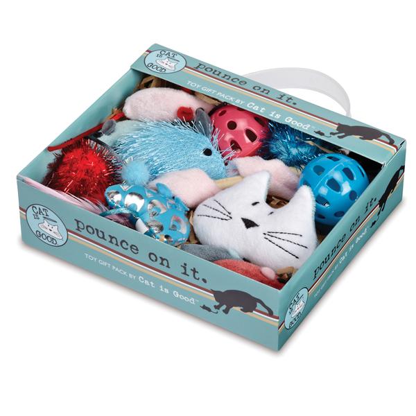 PetEdge - Pounce On It 12-Piece Cat Toy Gift Pack