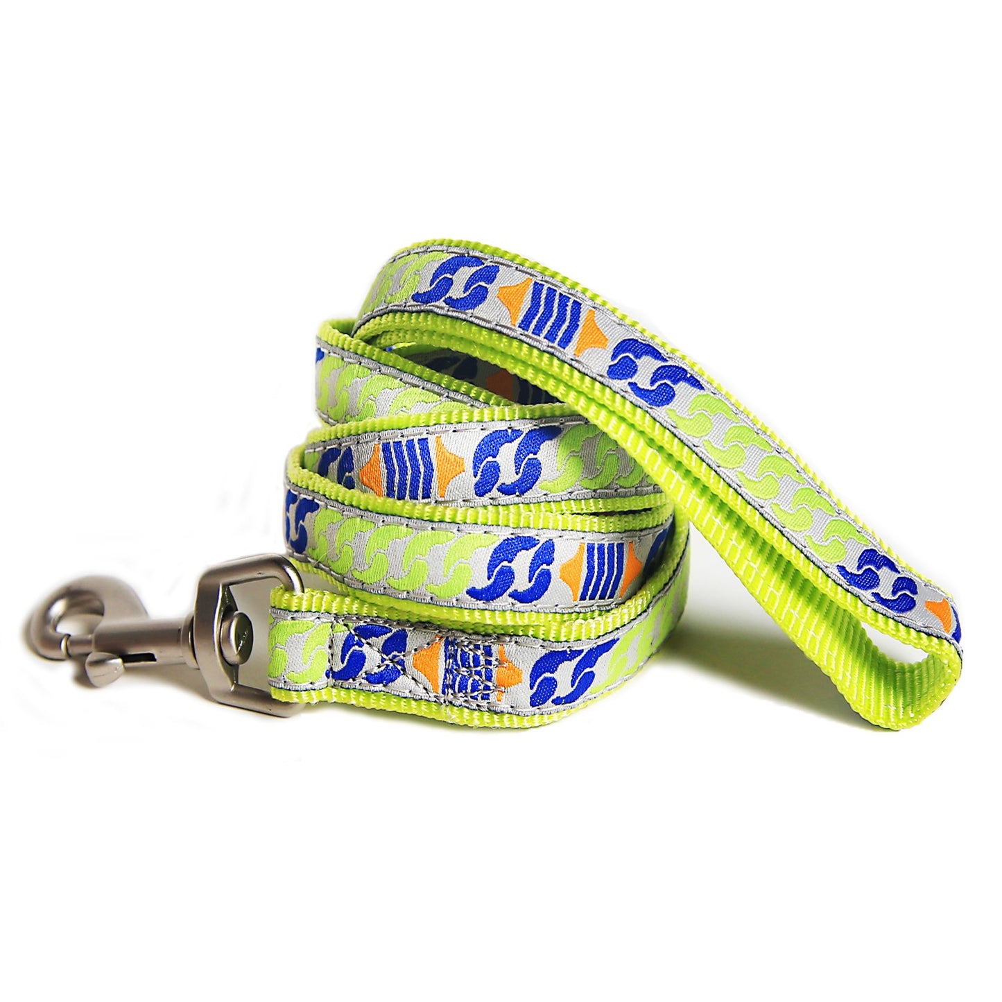 Touchdog® Chain Printed Collar & Leash