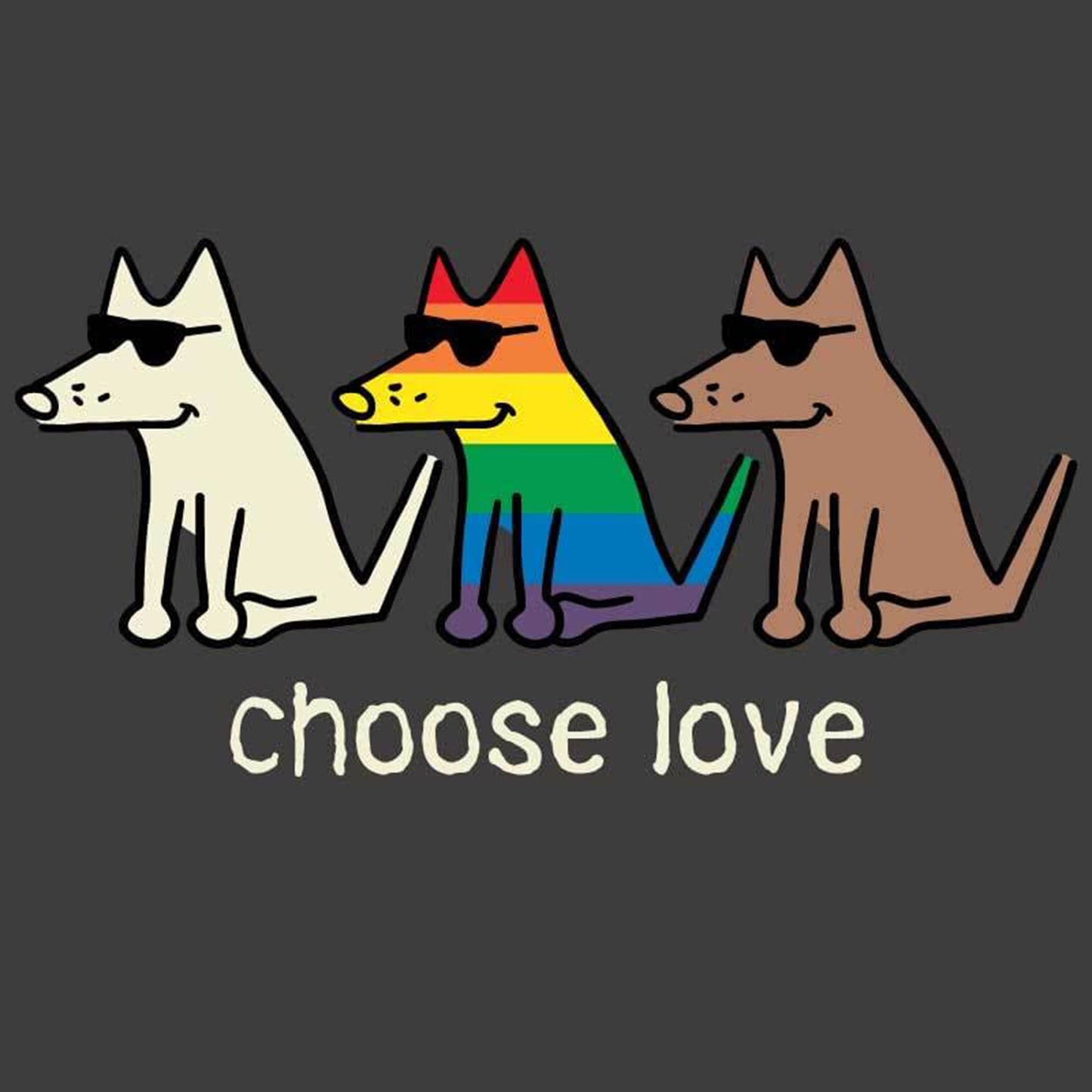 Teddy the Dog™ Choose Love T-Shirt