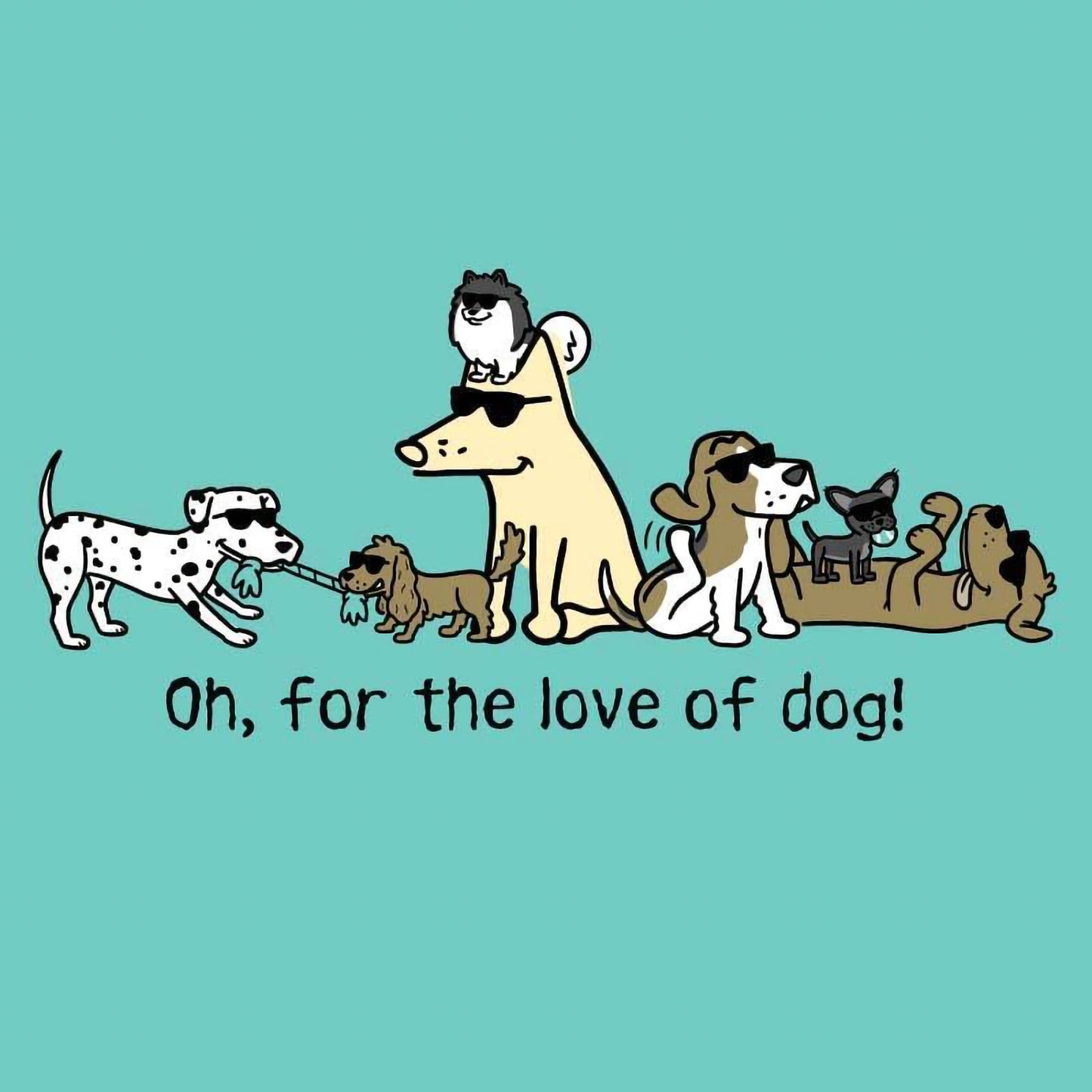 Teddy the Dog™ Love of Dog! V-Neck