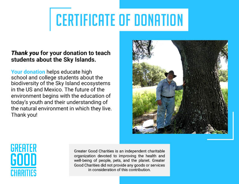 Teach Students about the Sky Islands