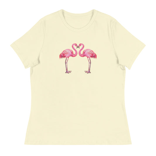 Flamingo Love Women's Relaxed T-Shirt