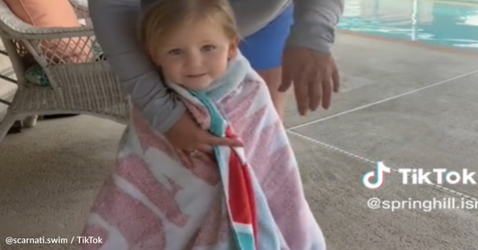 Swim Instructor Shares Life-Saving Towel Hack For Kids