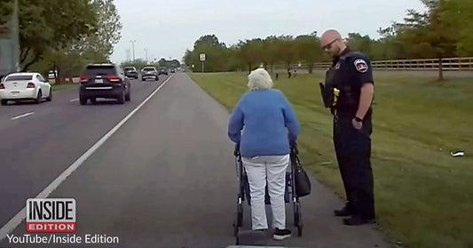 Officer Drives Elderly Woman To Hair Appointment After Spotting Her Down Busy Highway