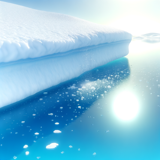 Melting ice sheets in polar regions