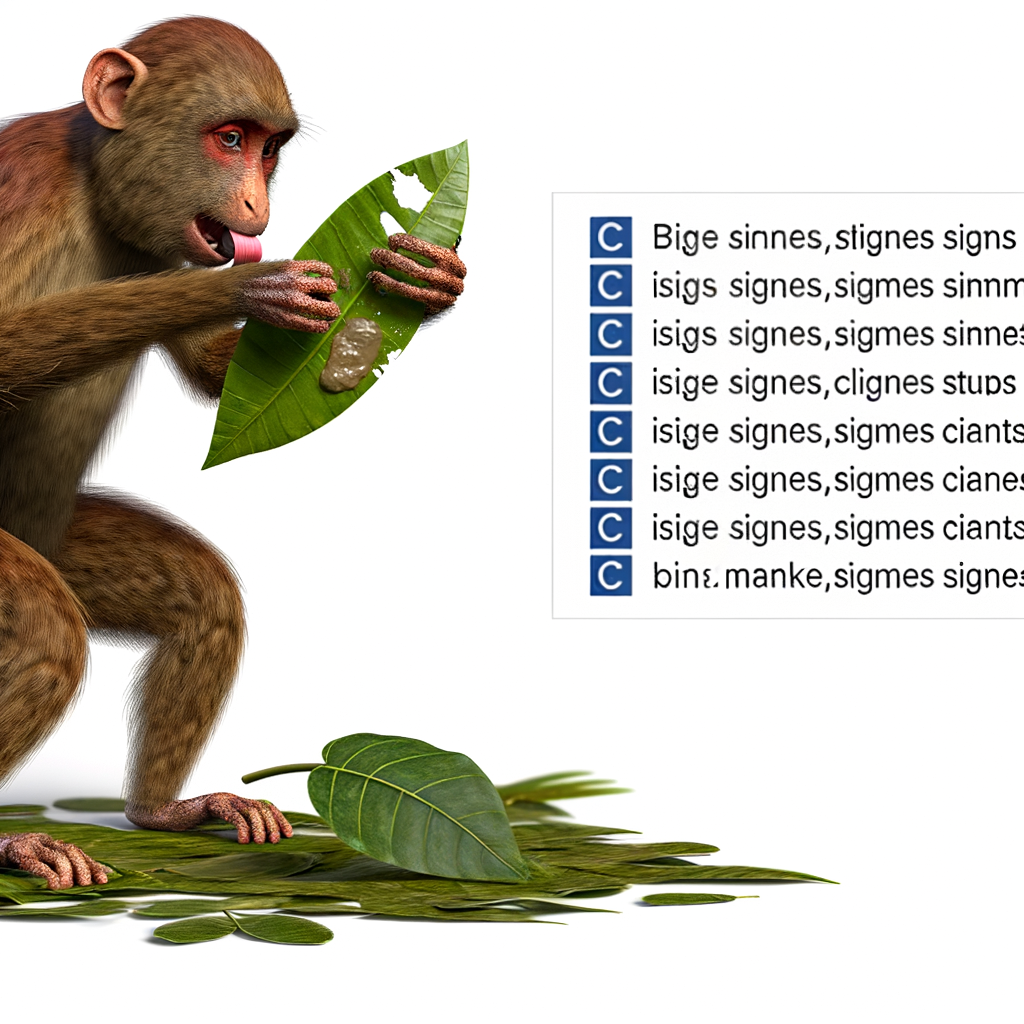Animal performing natural first aid behavior