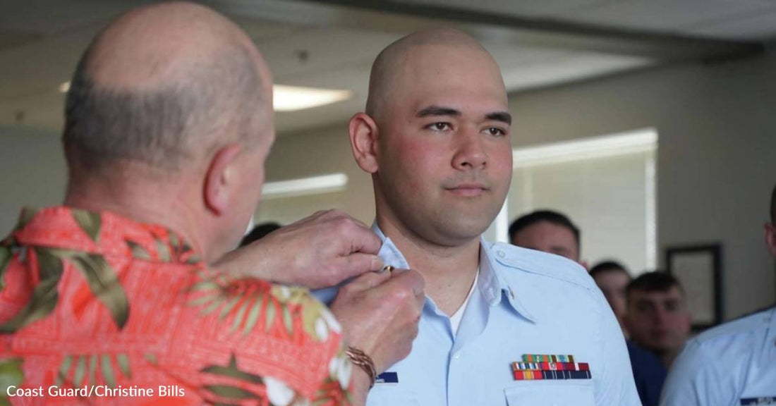 Coast Guardsmen Awarded A Rare Meritorious Advancement