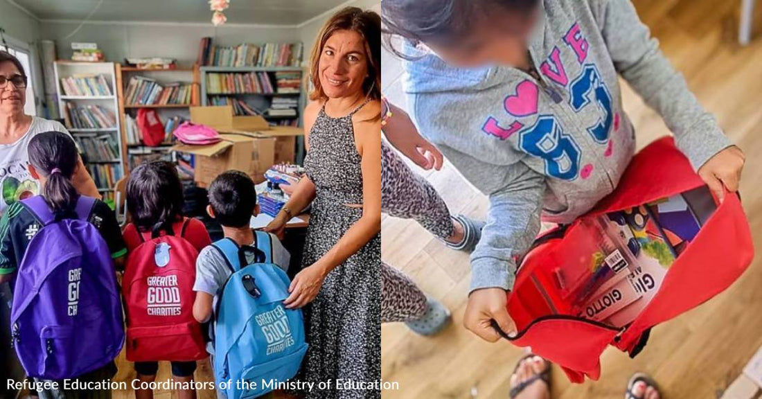 You've Helped Provide School Supplies to Refugee Children in Greece