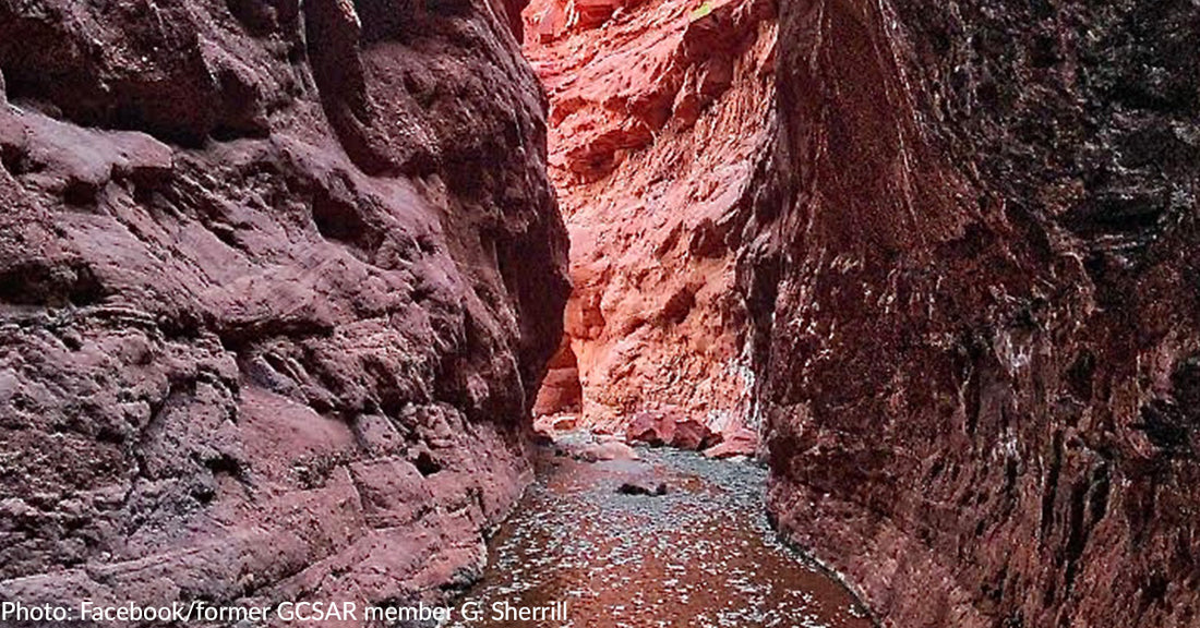 Woman & Dog Rescued From Flash Flood In Utah Canyon After Sending 'Failed' SOS Message