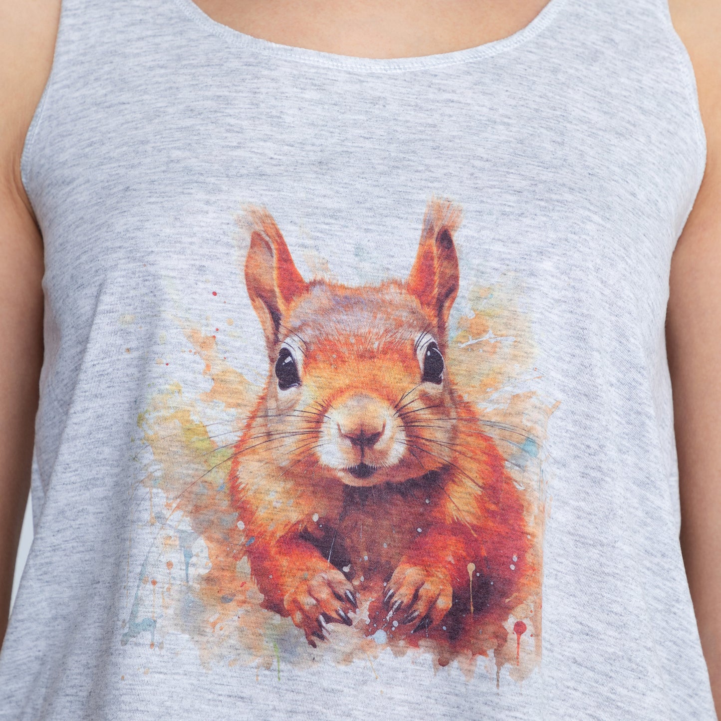 Summer Fun Squirrel Tank Top