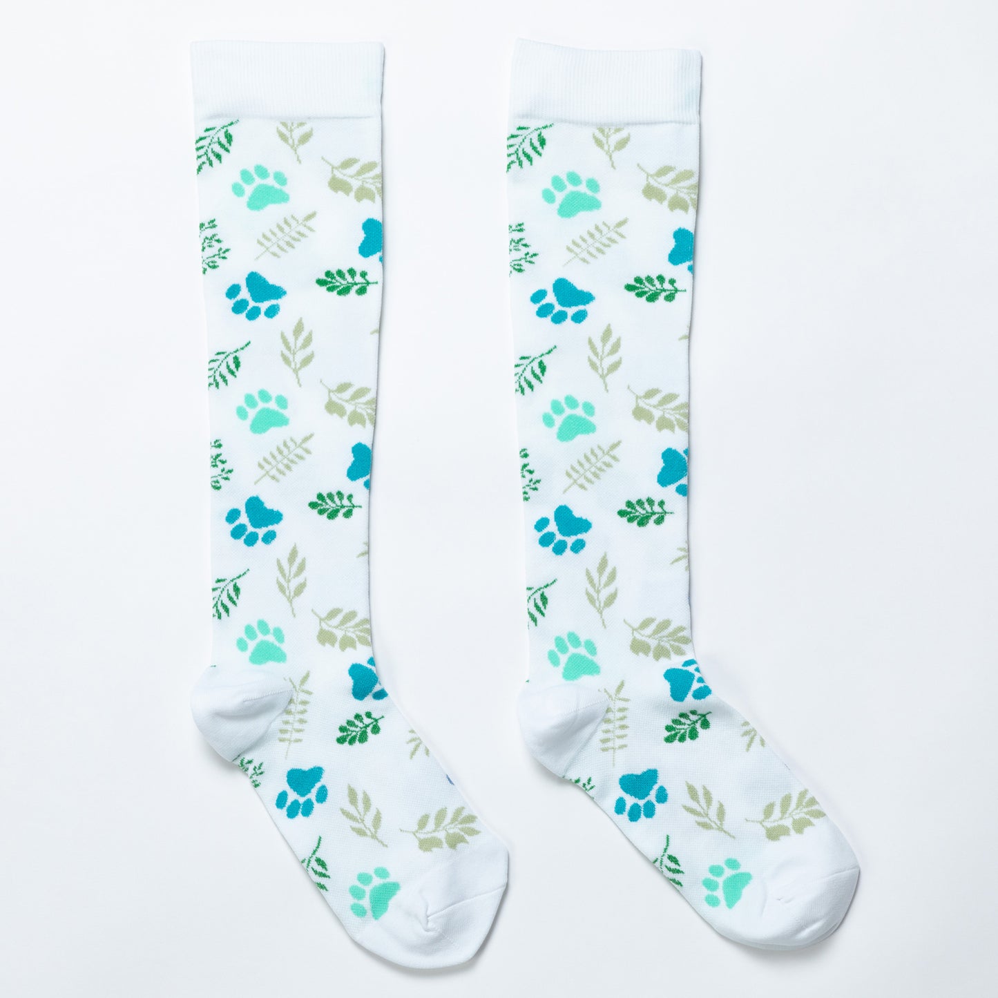 Paw Print Compression Socks