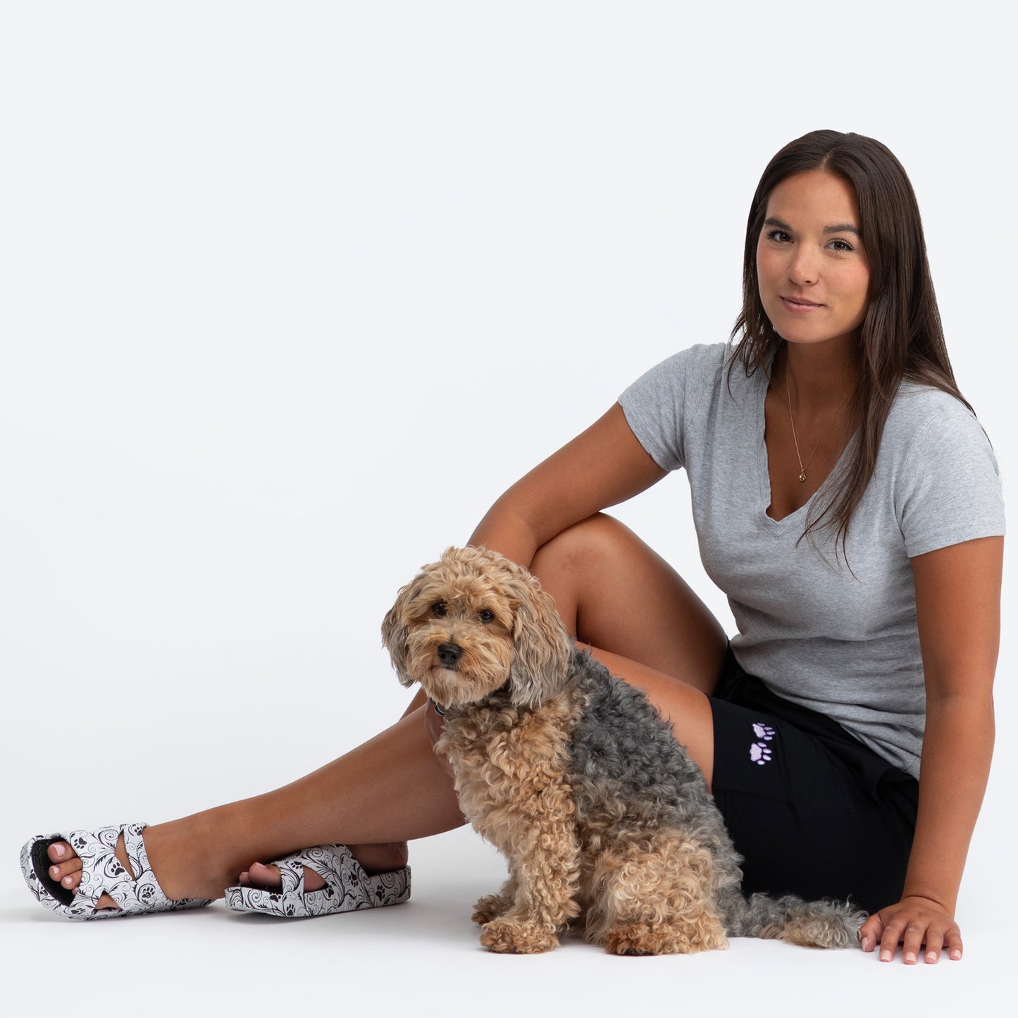 Purple Paw Women's Casual Shorts