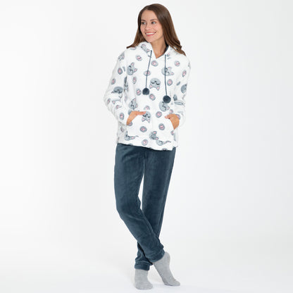 Super Cozy&trade; Cat & Paw Pajama Set