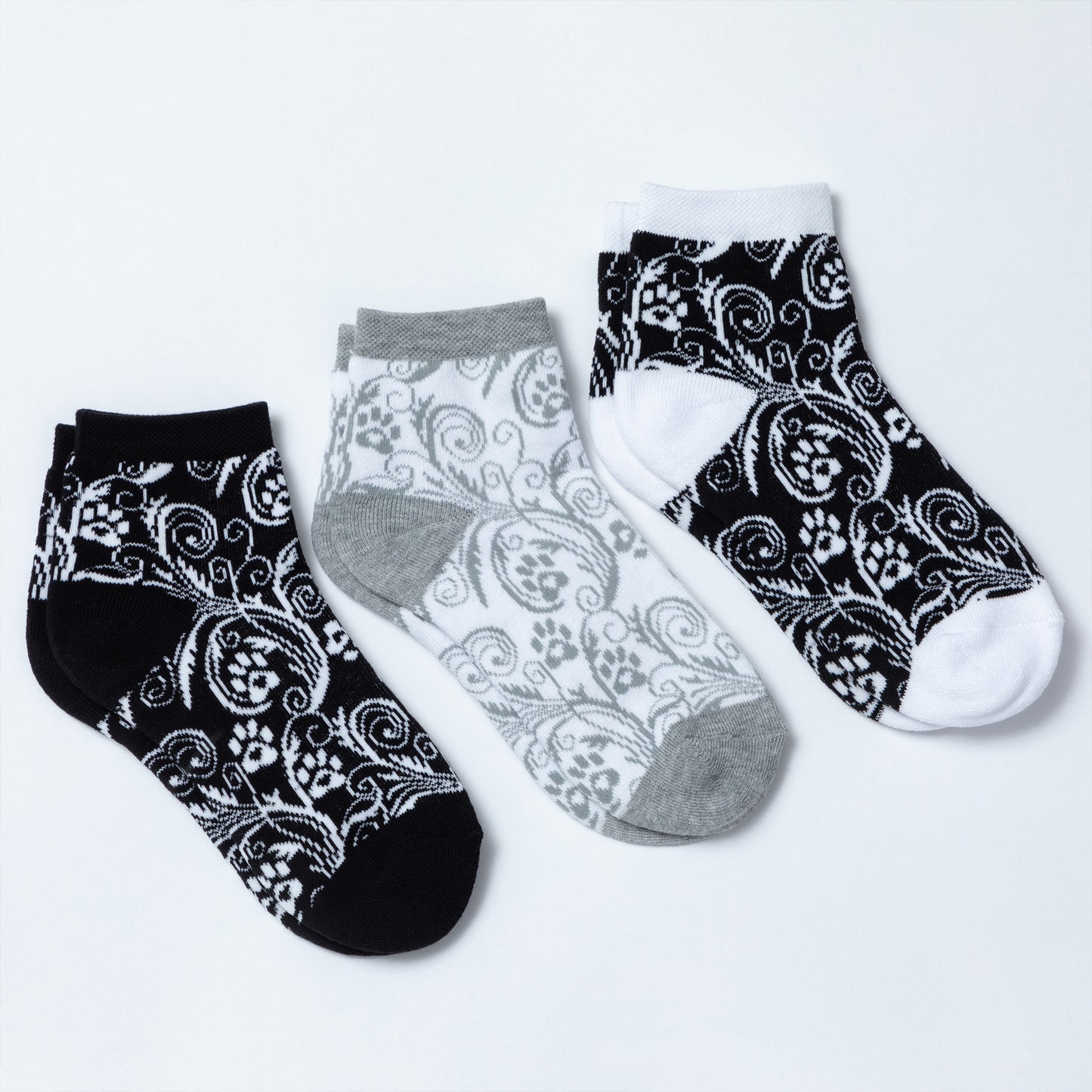 Flourish Paws Sport Socks - Set of 3