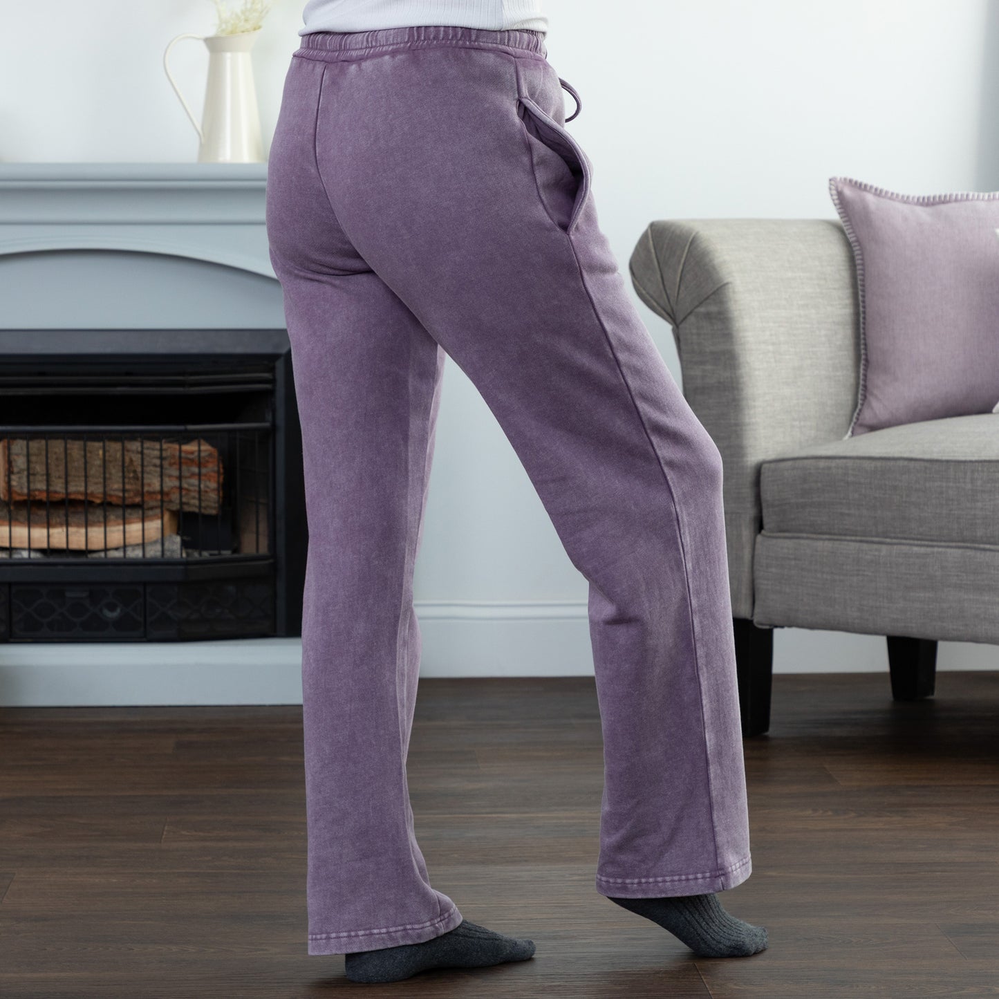 Paw Mineral Wash Straight Leg Sweatpants