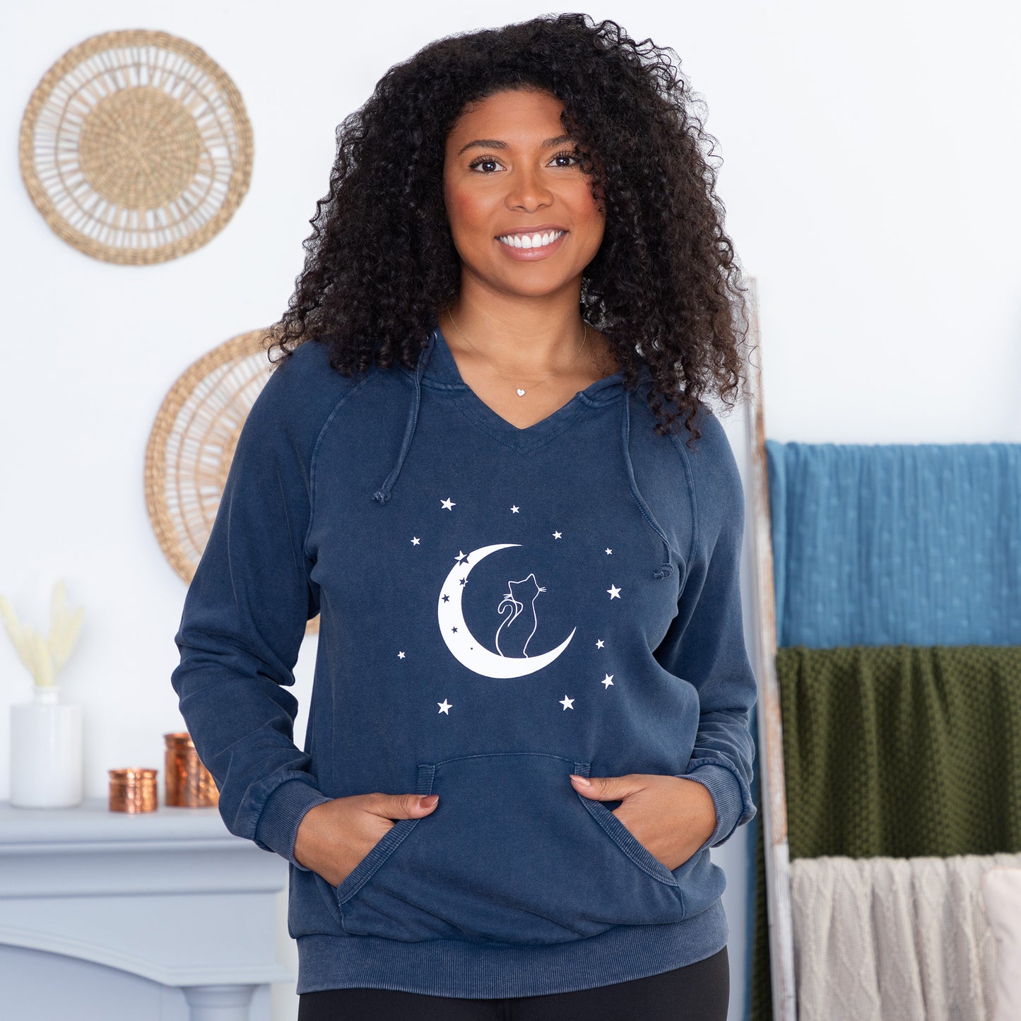 Pet & Moon Mineral Wash Hoodie