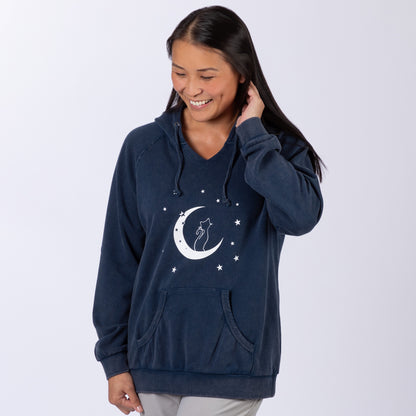 Pet & Moon Mineral Wash Hoodie