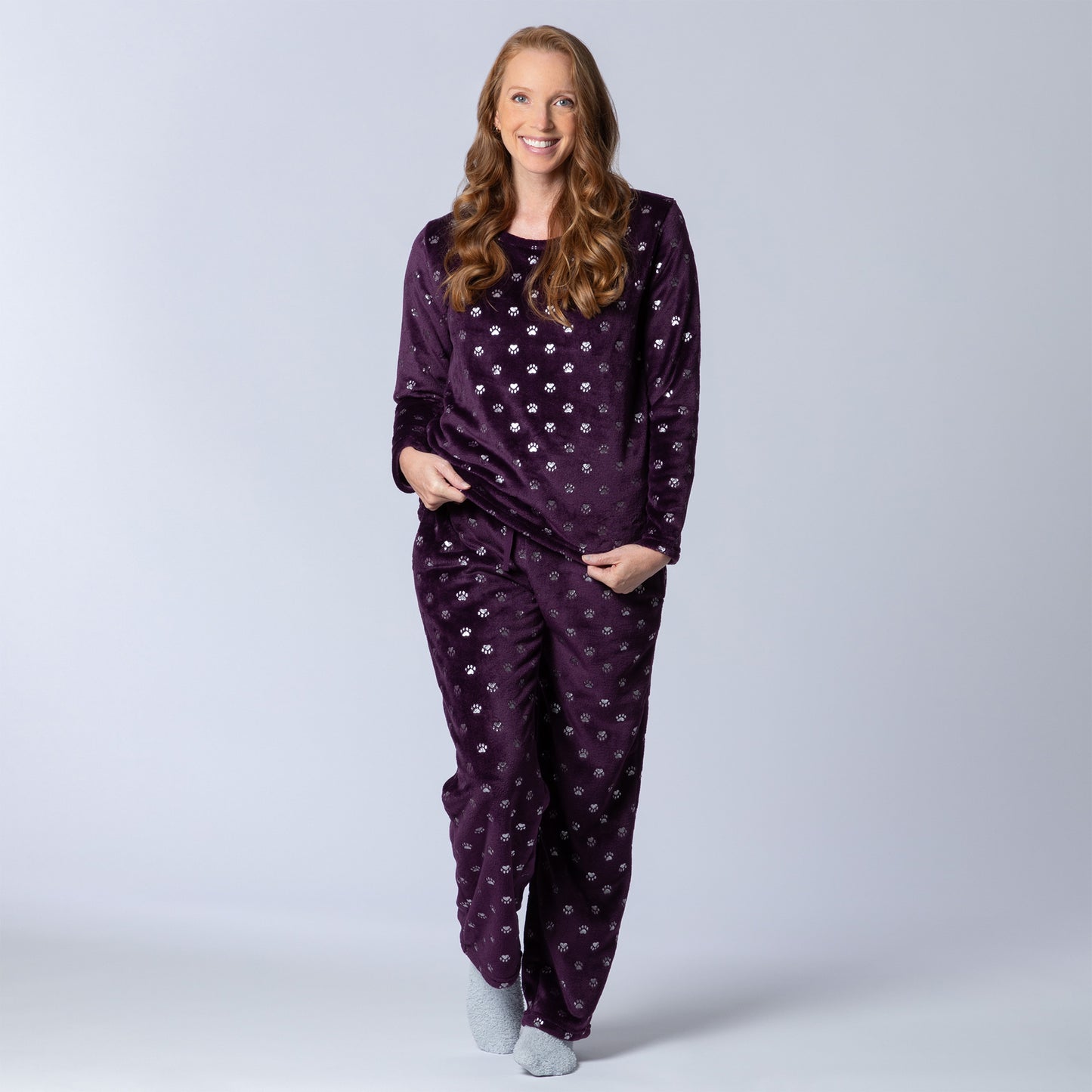 Regal Silver Paws Soft Pajama Set