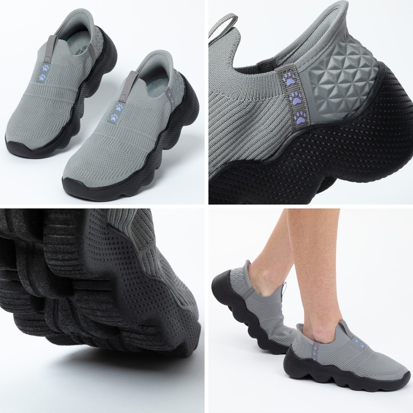Paw Ultra Comfort Slide-In Deep Traction Walking Shoes