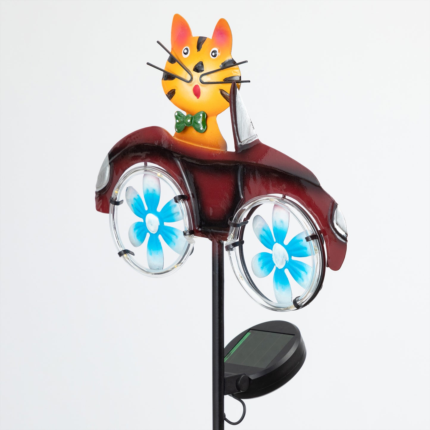 Cruising Cat Solar Garden Stake