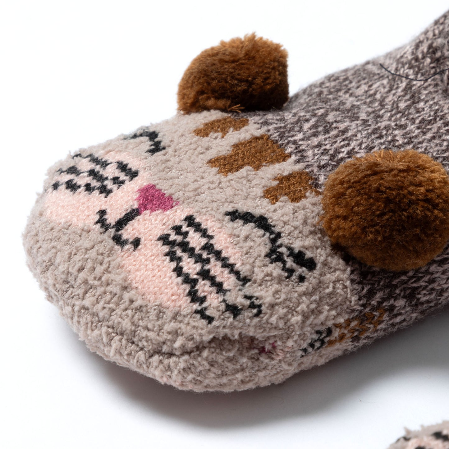 Charming Critter Cuffed Slipper Socks