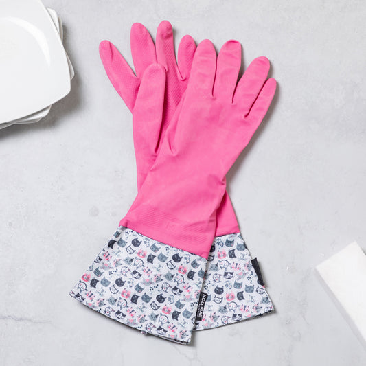 Feline Faces Dish Gloves