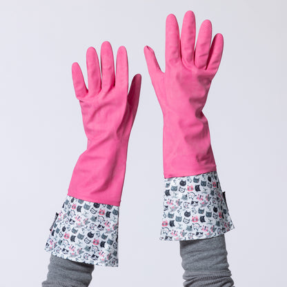 Feline Faces Dish Gloves