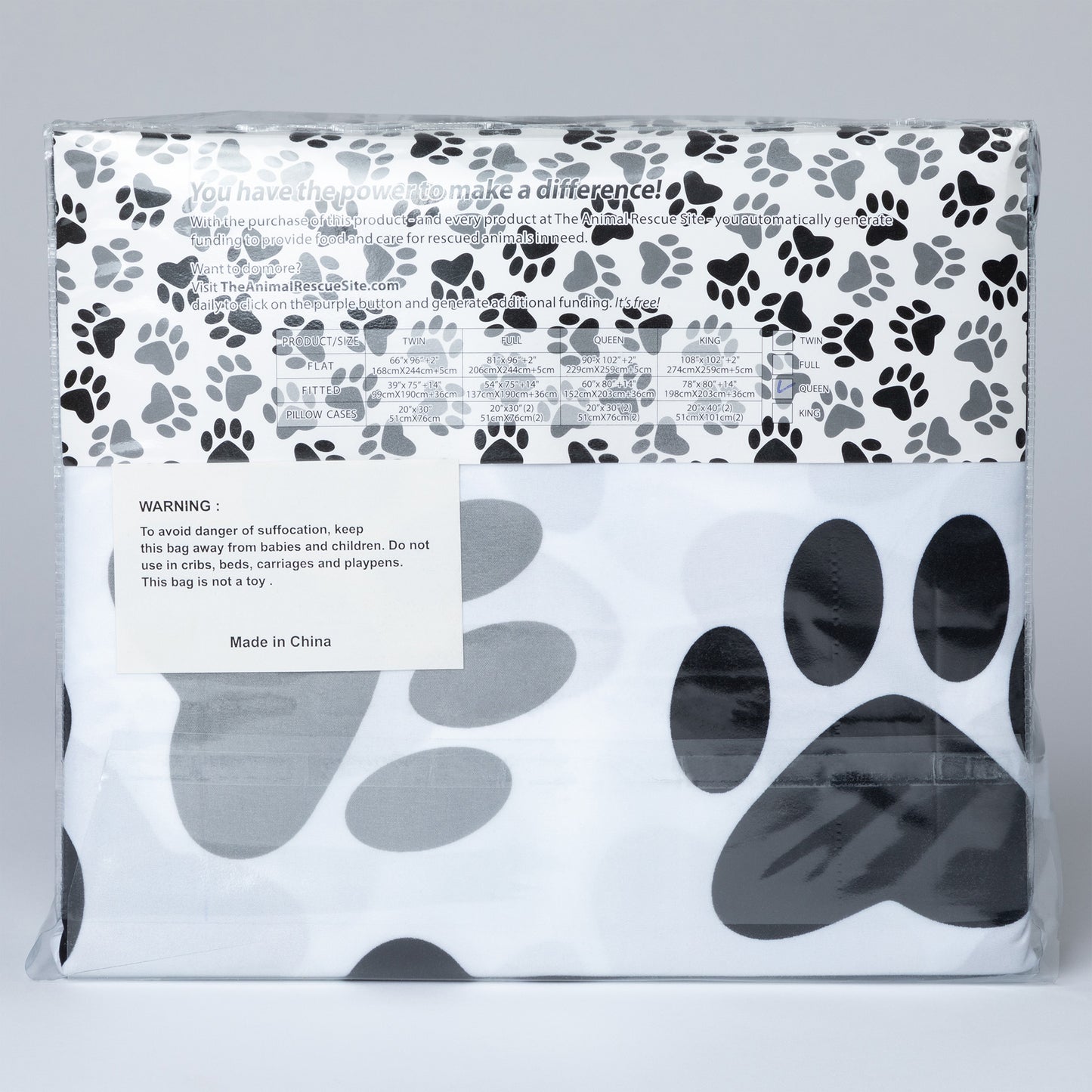 Perfectly Patterned Paws Sheet Set