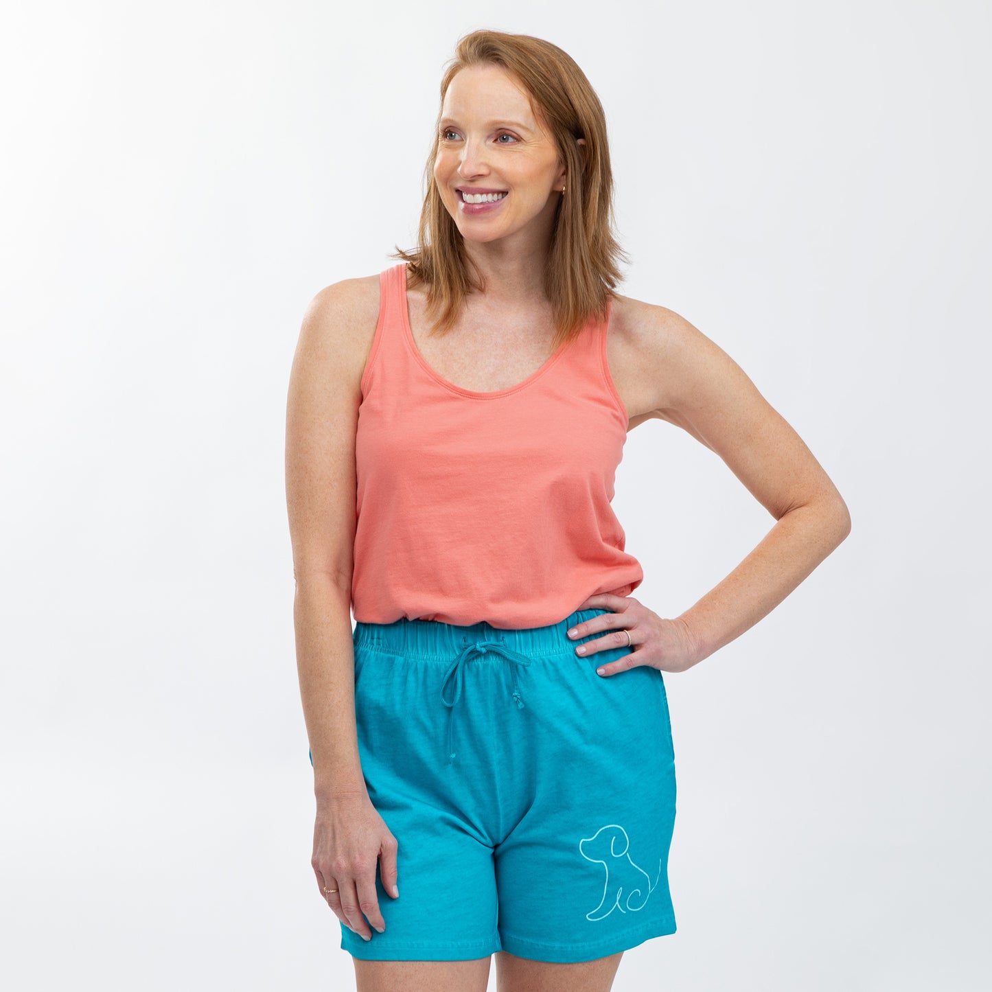 Pet Love Vintage Acid Wash Shorts