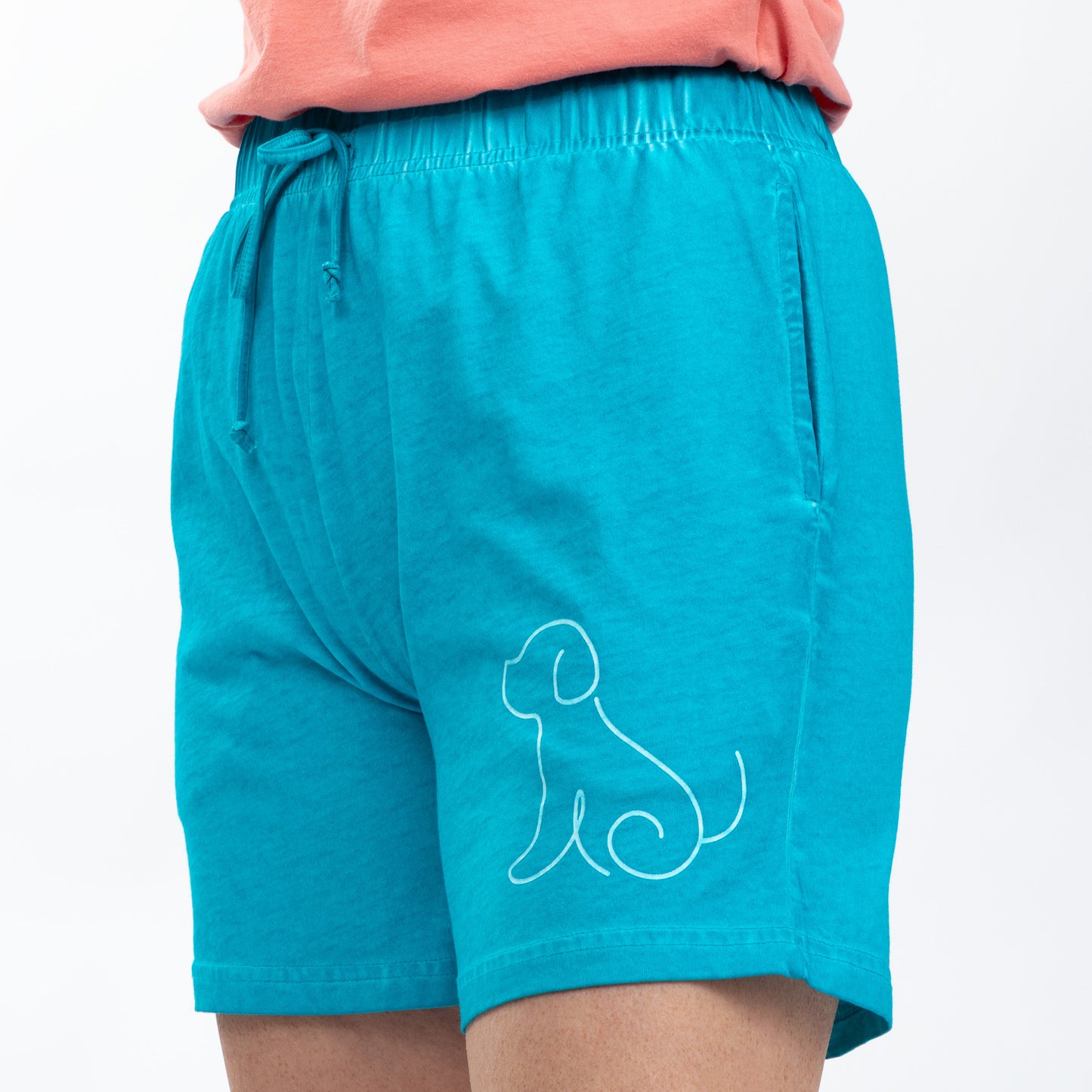 Pet Love Vintage Acid Wash Shorts