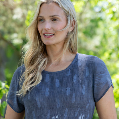 Paisley & Swirls Cap Sleeve Dress