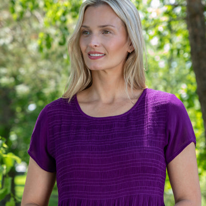 Paisley & Swirls Cap Sleeve Dress