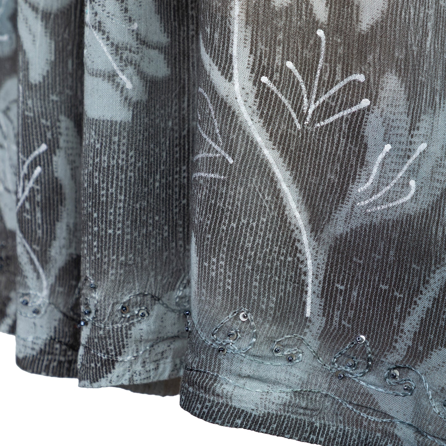 Earth & Flower 3/4 Sleeve Midi Dress