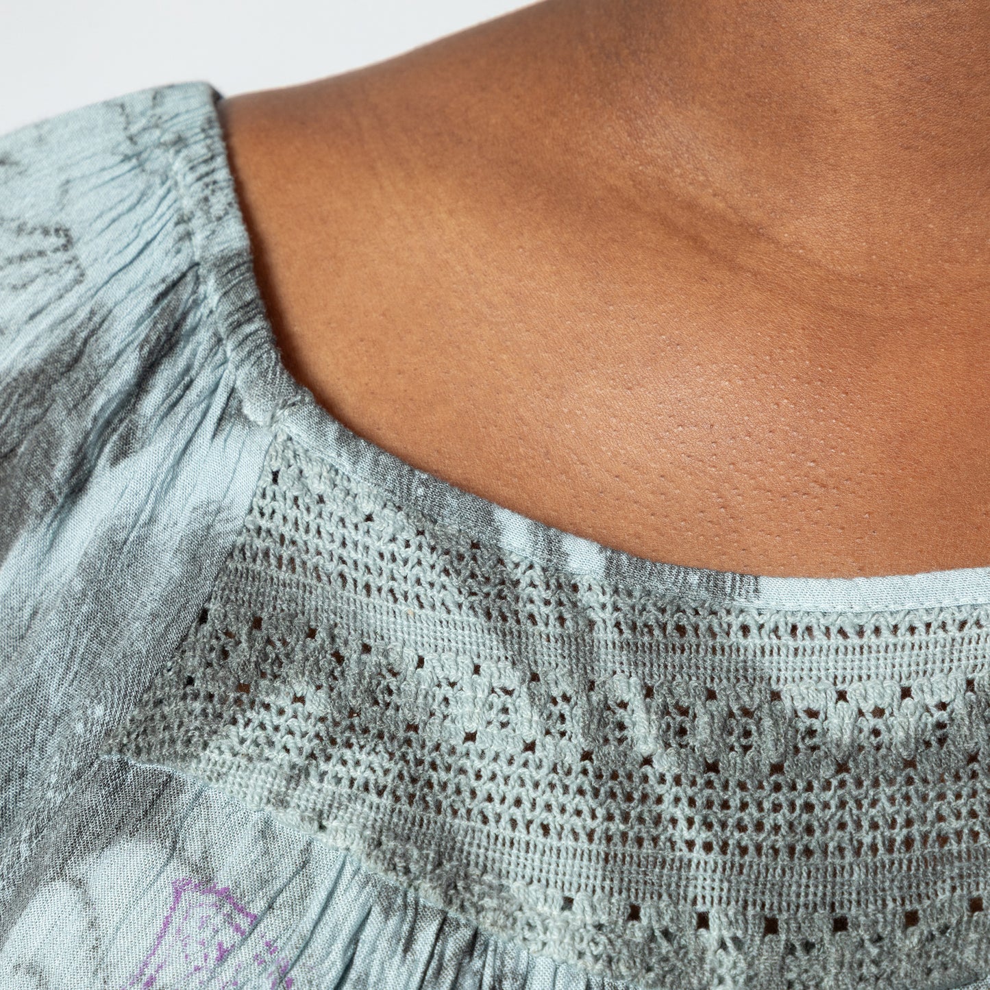 Watercolor Flower Long Sleeve Top