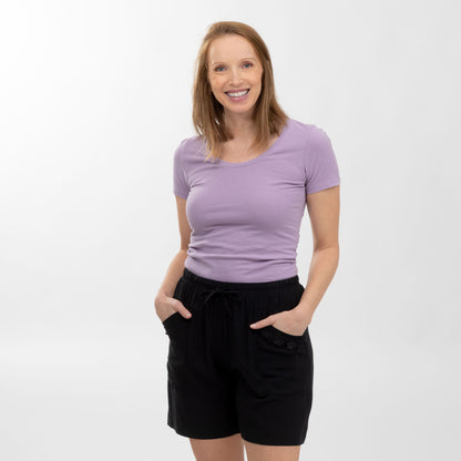 Climbing Paw Print Embroidered Shorts