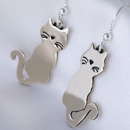 Sweet Whiskers Cat Earrings